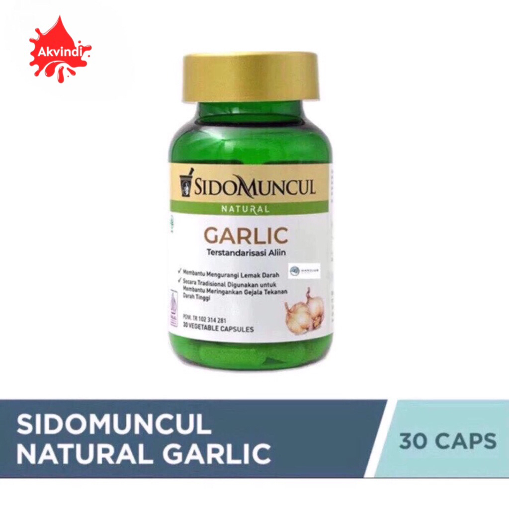

Sidomuncul Garlic Kapsul 30’s - Ekstract Bawang Putih
