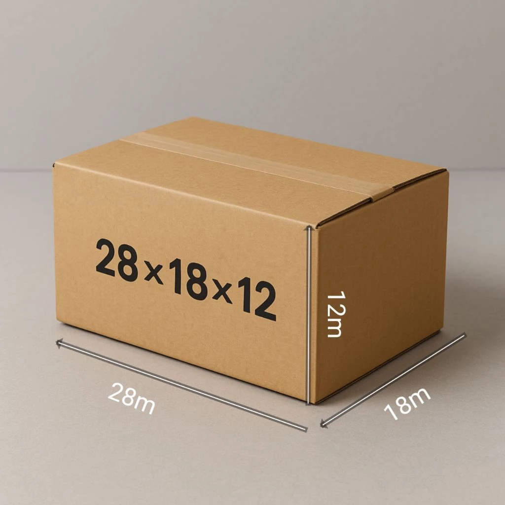 

Kardus Packing Polos Ukuran 28x18x12