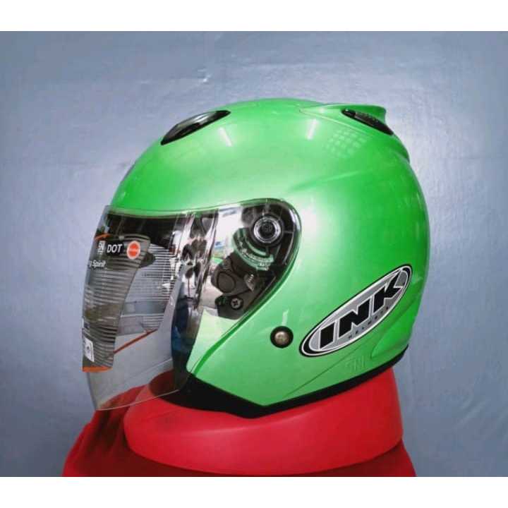 Ink Centro Solid Helm Original  Helm Half Face INK Centro Ori Dot SNI untuk cewek cowok Centro helm