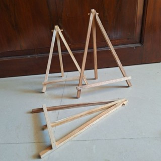 

Stand kanvas lukis / stand kayu untuk pigura / stand hp / stand kayu untuk display meja
