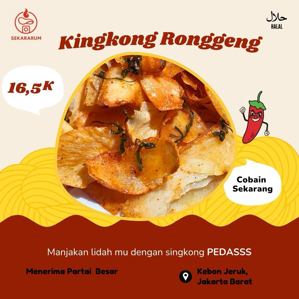 

Kingkong Ronggeng (Keripik Singkong)