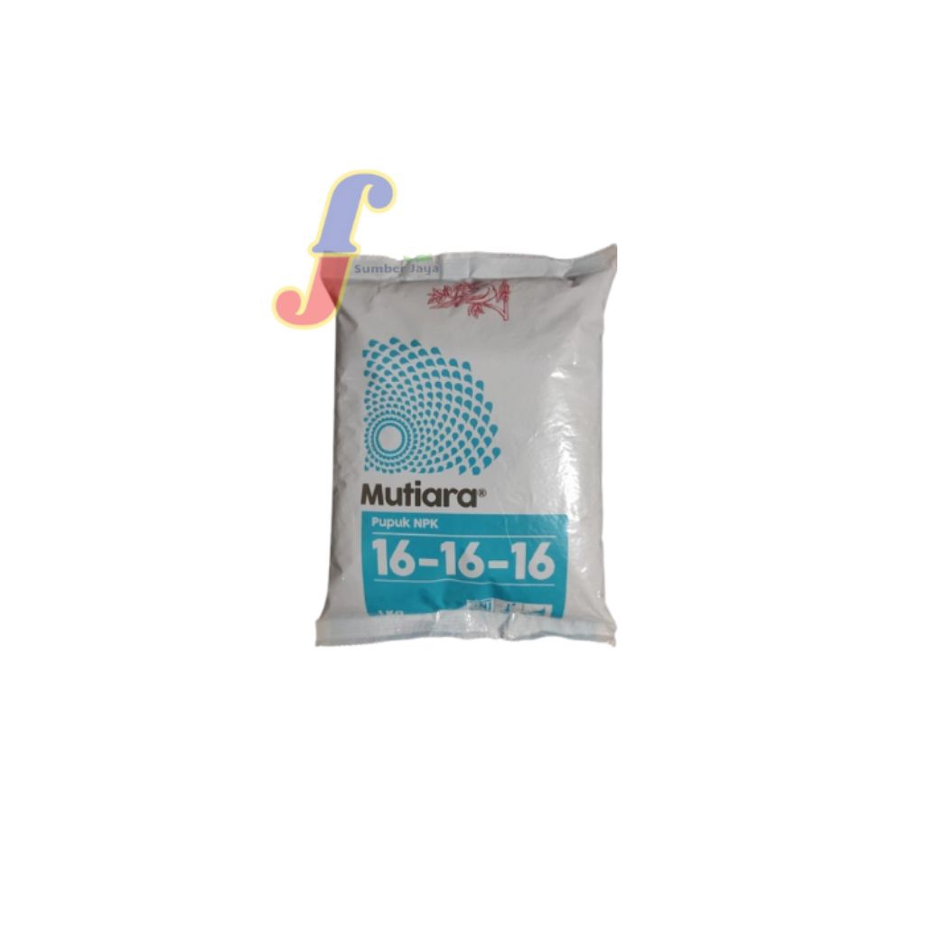 NPK Mutiara 161616 1 Kg Kemasan Pabrik