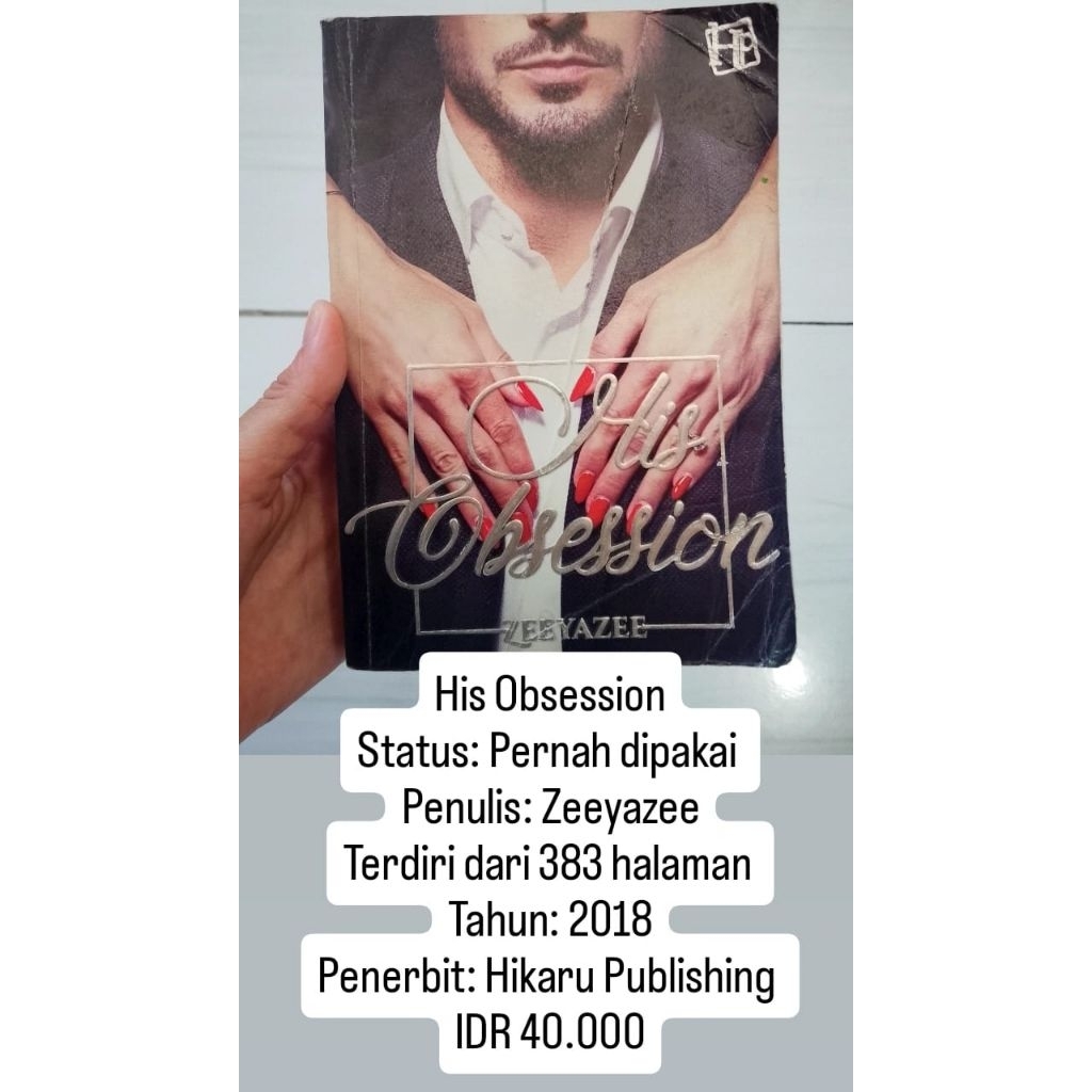 NOVEL HIS OBSESSION ✅ PRELOVED ⚠️