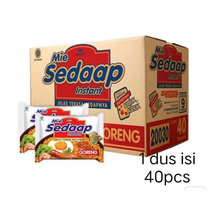 

MIE SEDAP GORENG 1 DUS ISI 40PCS