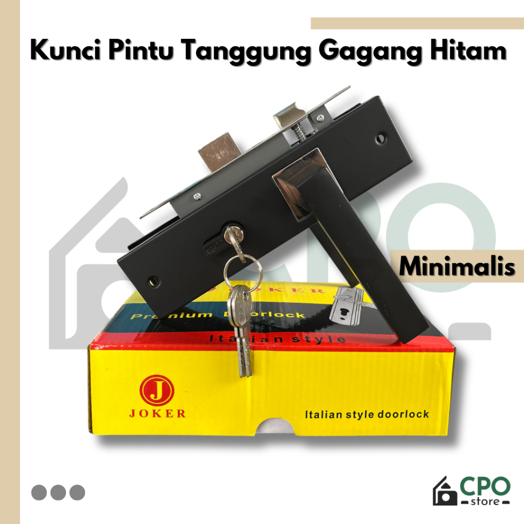 Kunci Pintu / Handle Pintu TANGGUNG Minimalis dan Bulat