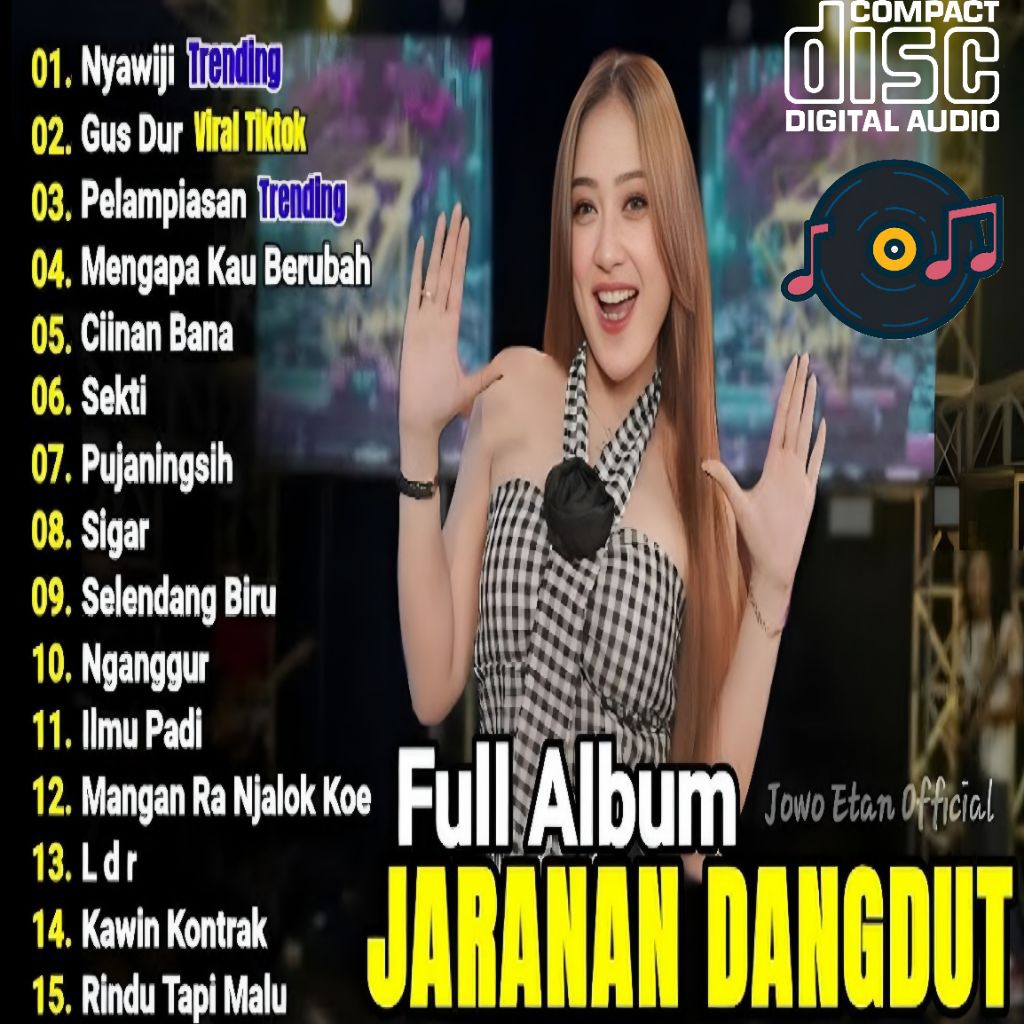 KASET CD LAGU DANGDUT JARANAN TERBARU - KASET LAGU DANGDUT JARANAN - KASET LAGU JAWA TERBARU - KASET