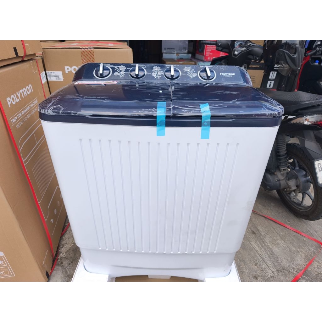 MESIN CUCI POLYTRON 2 TABUNG 8 KG 8073