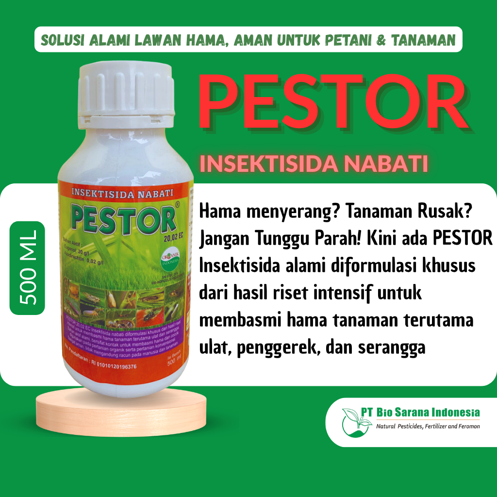 PESTISIDA NABATI PESTOR INSEKTISIDA ORGANIK ALAMI 500 ml