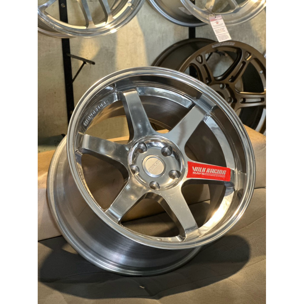 Velg TE37 SL Full Polis R18 Kondisi Baru