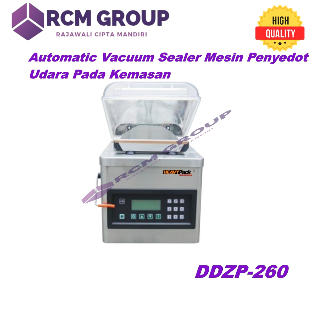 Mesin Vacuum Press Plastik Penyedot Udara Dalam Kemasan DDZP-260 Heavypack