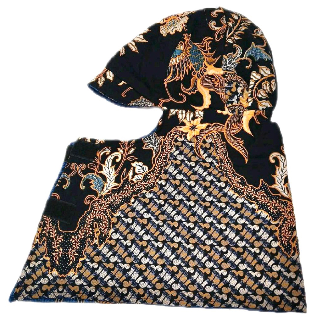 TOPI KERPUS UKURAN SEDANG SERBAGUNA FULL BATIK BOLAK BALIK