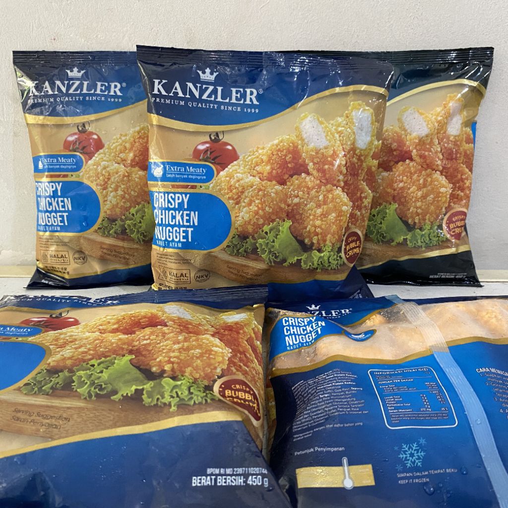 

Kanzler crispy chicken nugget 450 gram | kanzler nugget crispy | nugget kanzler
