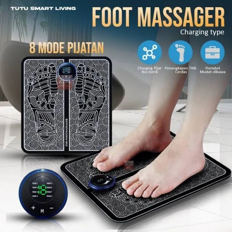 Alat Pijat Kaki / Alat Pijat Betis / Alat Pijat Elektrik Terapi Akupuntur Kaki EMS / Refleksi Kaki