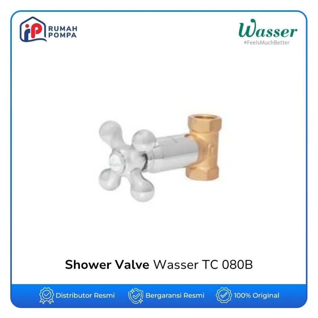SHOWER VALVE (KERAN SHOWER TANAM) WASSER TC 080B