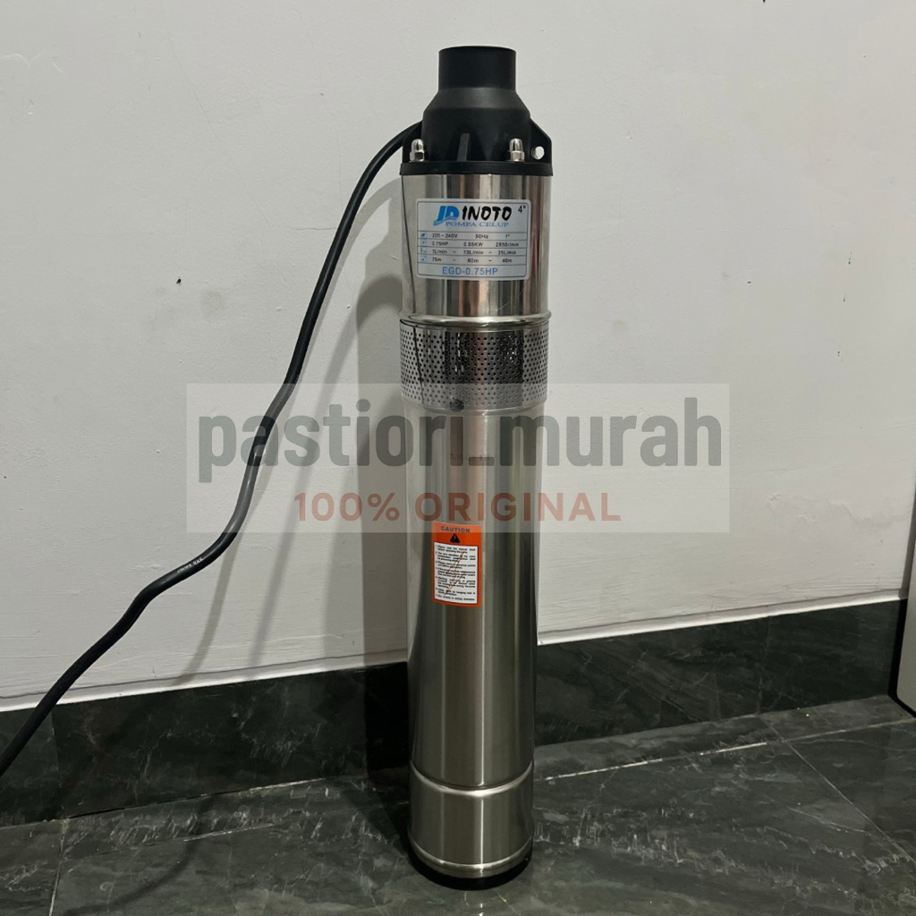 Pompa Submersible Sible ulir sc Inoto egd 4in 4" 4dim 4 dim Pompa Celup KABEL Pompa sumur dalam kipa