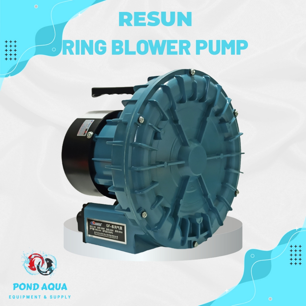 Aerator Kolam Koi Resun GF 120W Air Pump Ring Jet Blower Turbo Pump