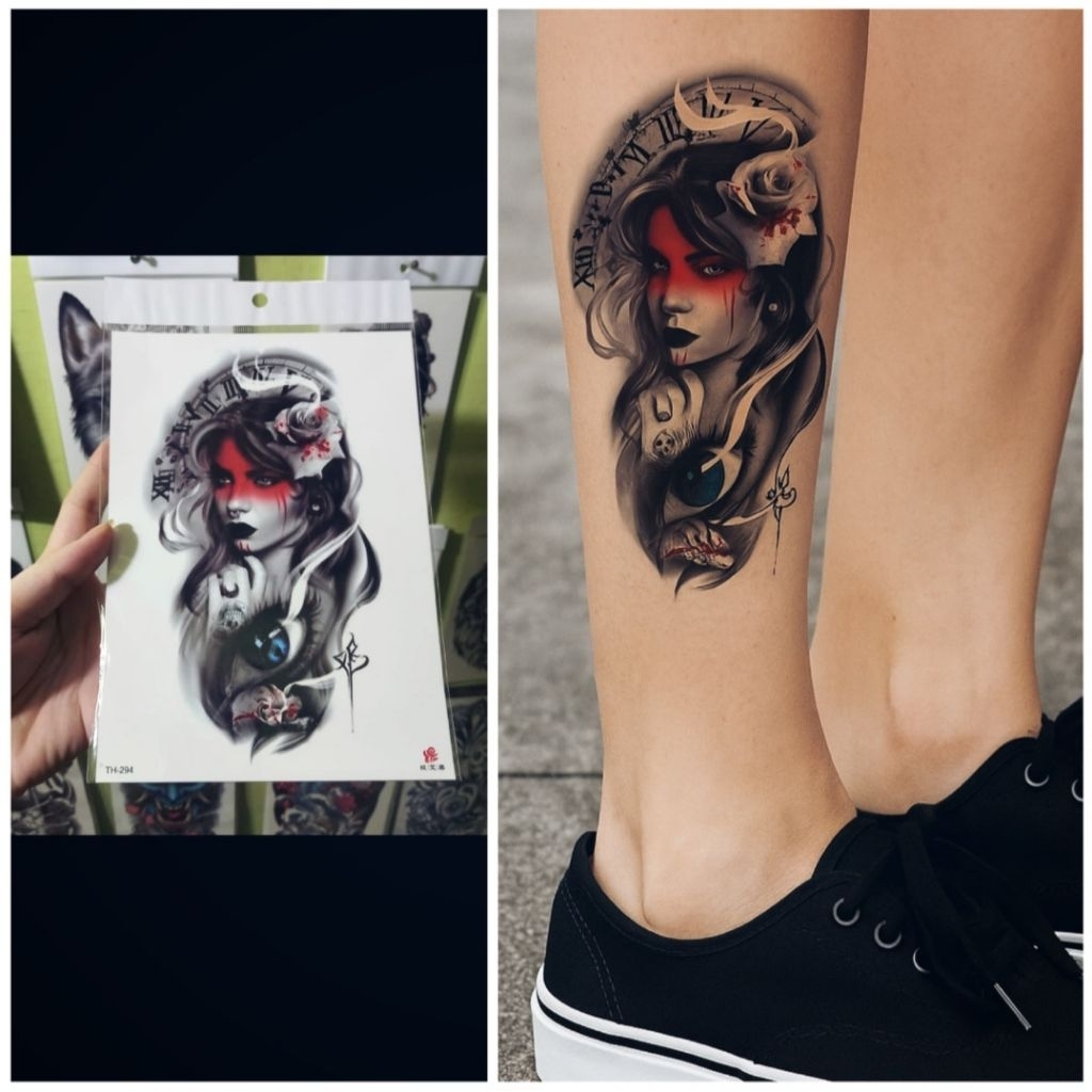 tato temporer mix motif tato lengan tato tangan