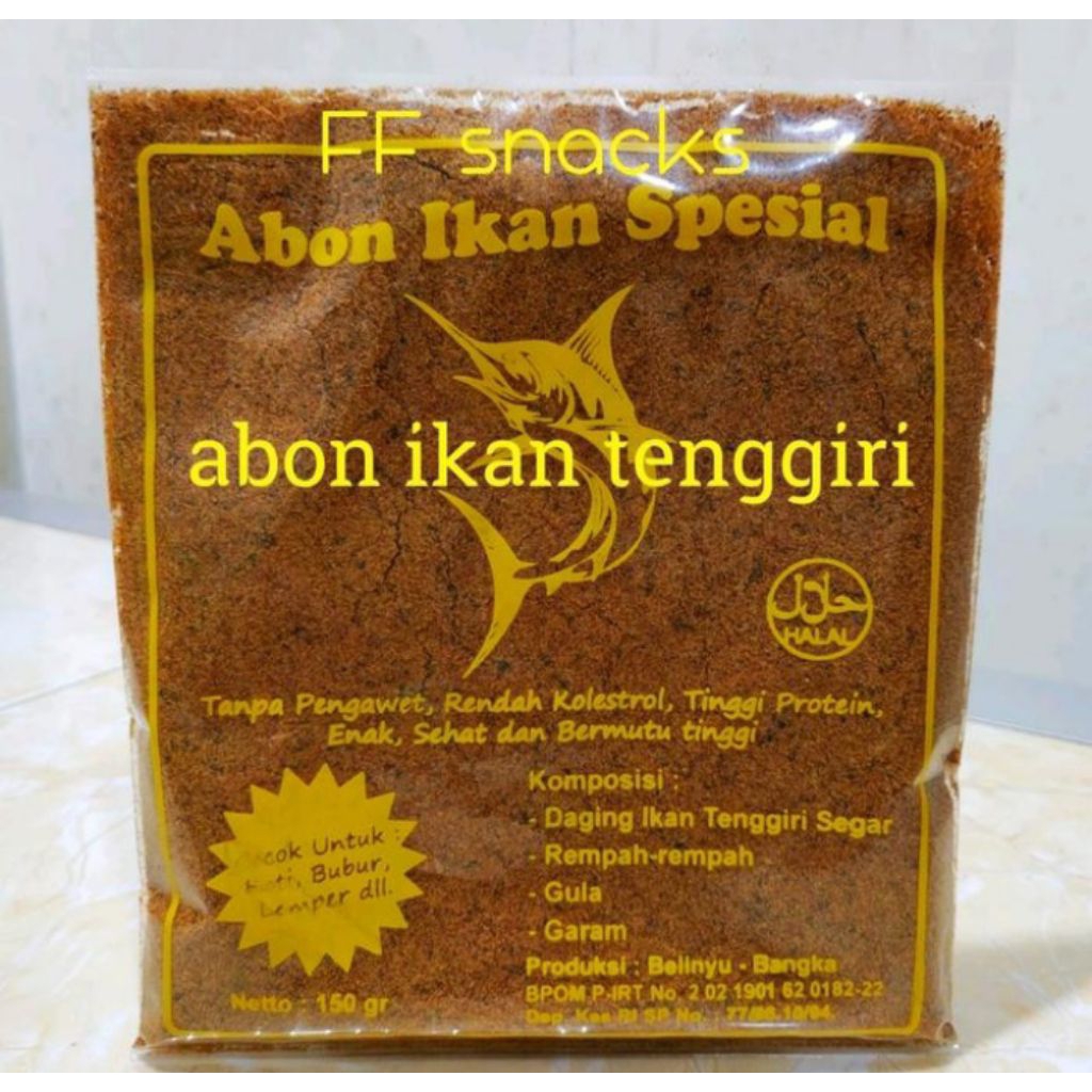 

abon ikan tenggiri spesial asli Bangka 150 gram