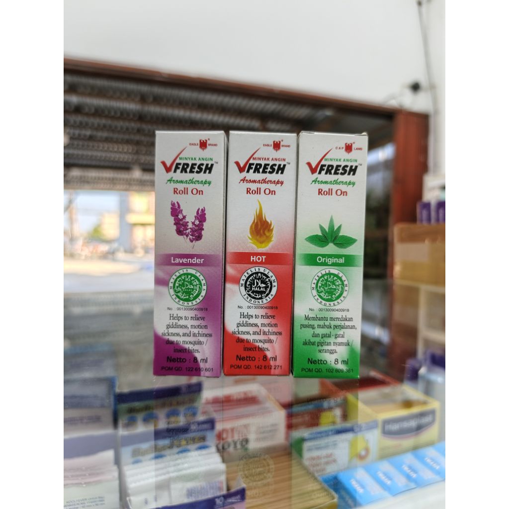 Vfresh / Minyak Angin Aromatherapy / Minyak Angin Roll On