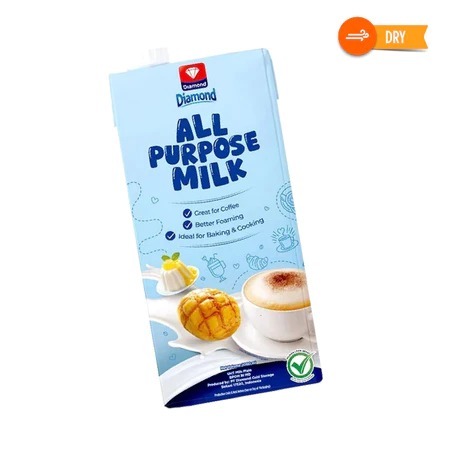 

Susu Diamond UHT Milk - All Purpose, 1 Liter