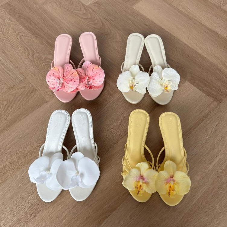 PixFootwear Orchid Heel Sepatu Hak Bunga Wanita PixFootwear Orchid Heel