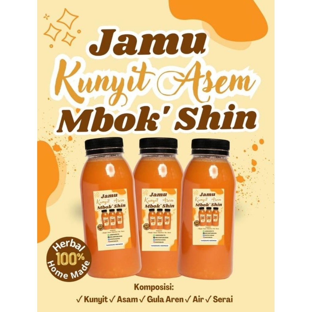

Jamu herbal kunyit asem