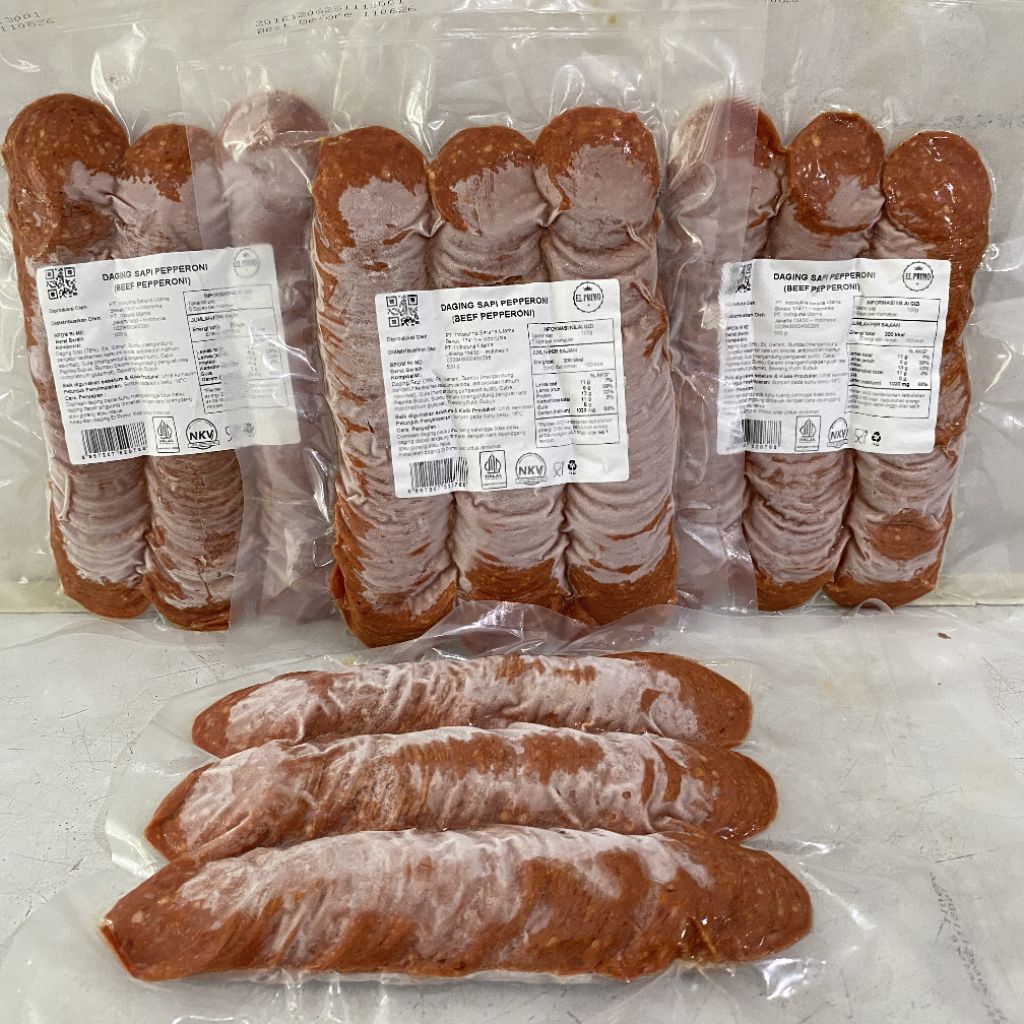 

El primo beef pepperoni 500 gram | daging sapi pepperoni | beef pepperoni | pepperoni pizza