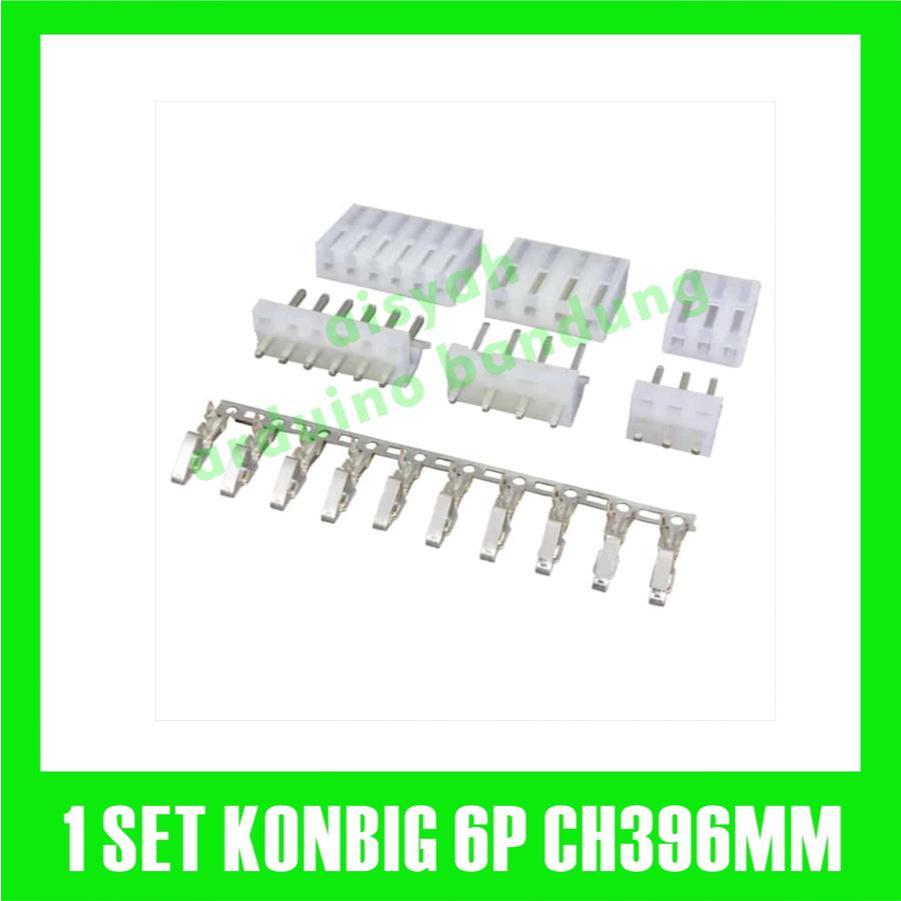 VH3.96-6A BOOMELE KONEKTOR VH3.96 HEADER 6P 6 PIN MALE FEMALE 3.96MM