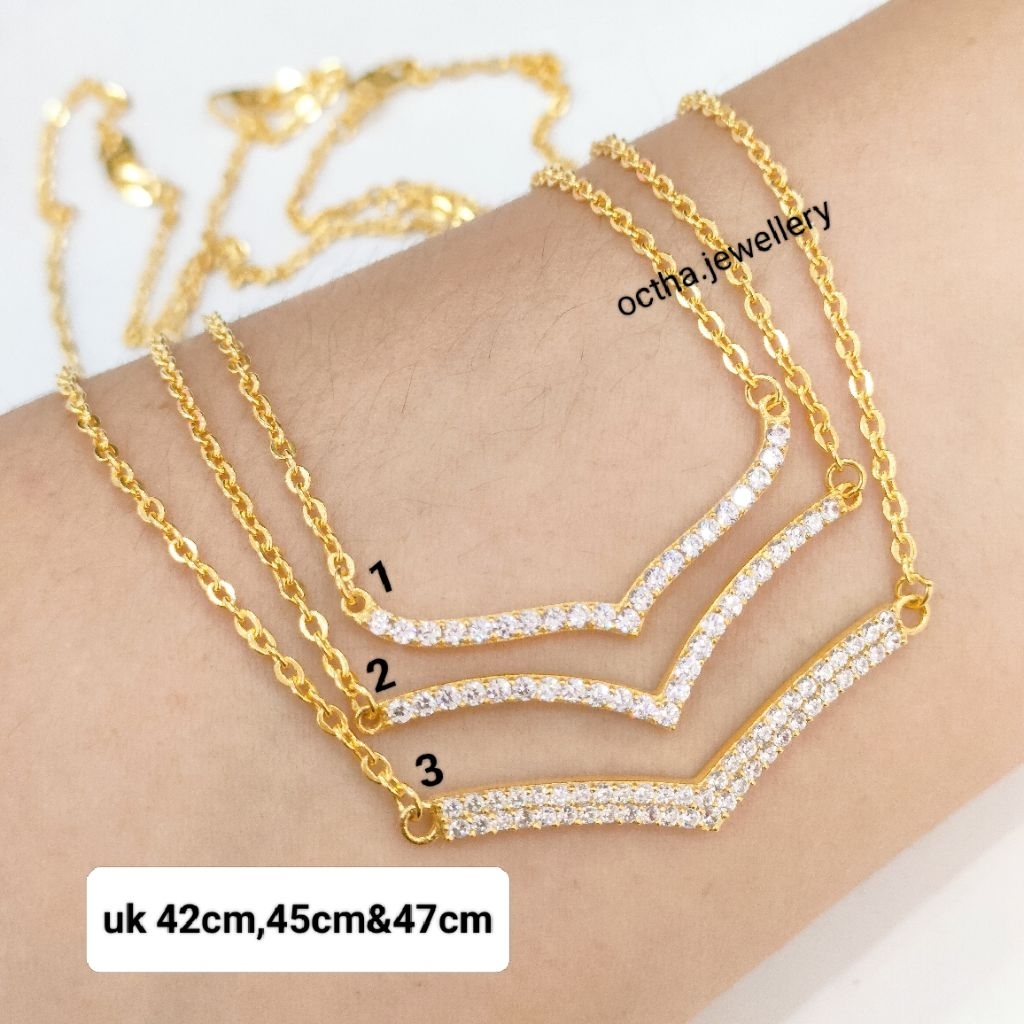KALUNG AUREL PERAK 925 ASLI LAPIS MAS
