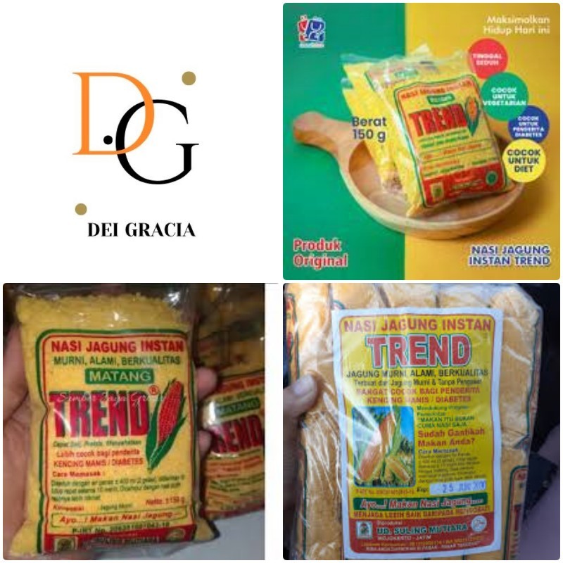 

Beras Jagung Instant TREND 150 Gr Beras Alternatif Beras Jagung Instant Beras Ampok Jagung