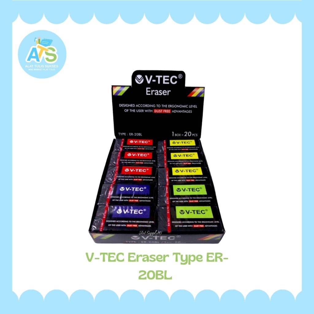 

v-tec eraser type er-20bl