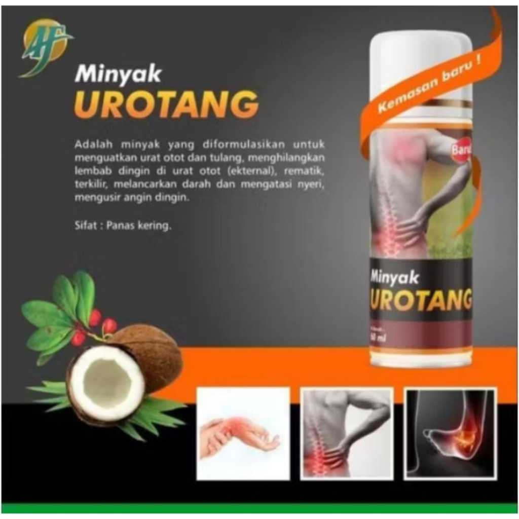 Minyak UROTANG Solusi Nyeri Urat Otot dan Tulang / Minyak UROTANG