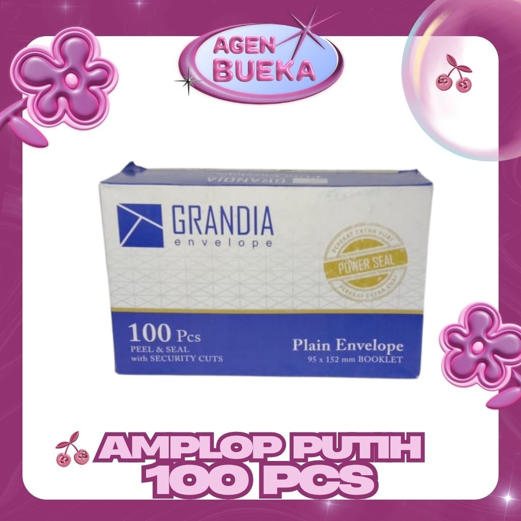 

Grandia Amplop Putih 100 Pcs (AGEN BU EKA)