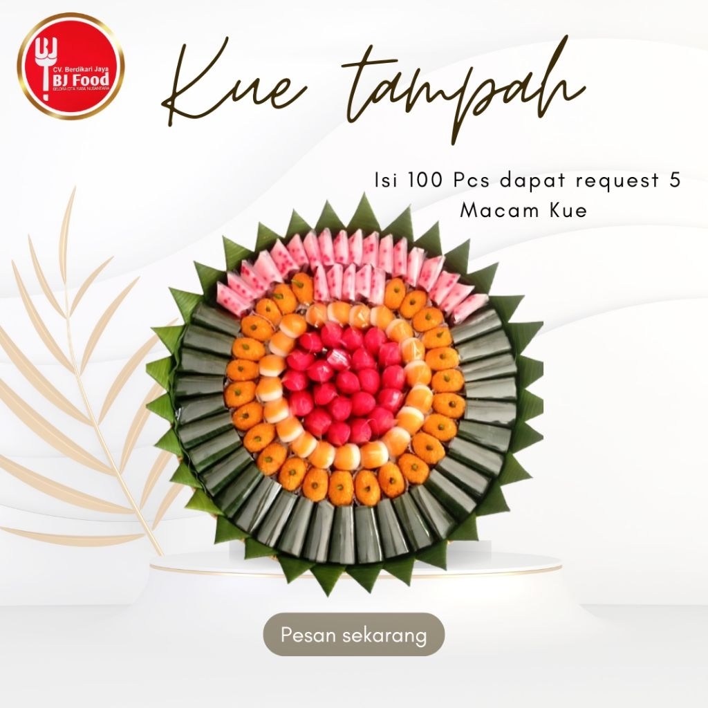

Kue Tampah / Kue tampah tradisional / Cake birthday / isi 100 Pcs / Bj food