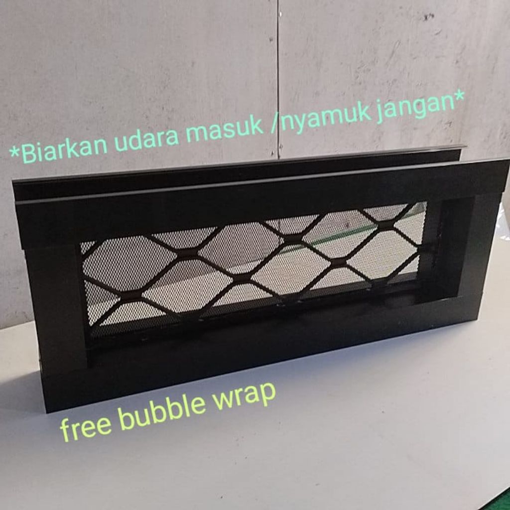 ventilasi (loster)kawat nyamuk alumunium 20x50 minimalis