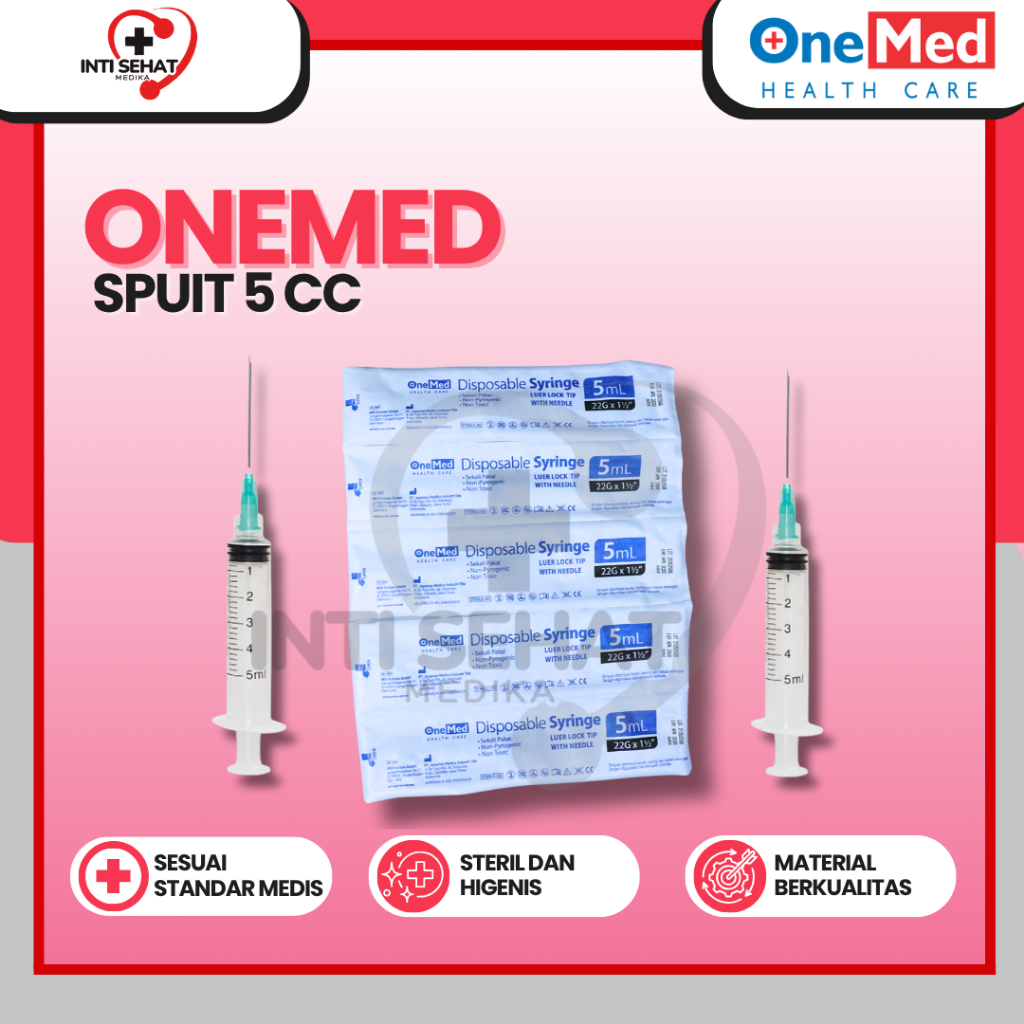 Spuit 5cc Onemed / Spuit 5ml Onemed " PCS "