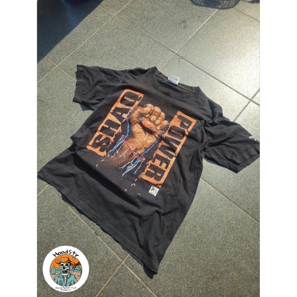 Kaos Reebok Shaq Power Vintage Original Size L Single Stitch Panjang 76cm