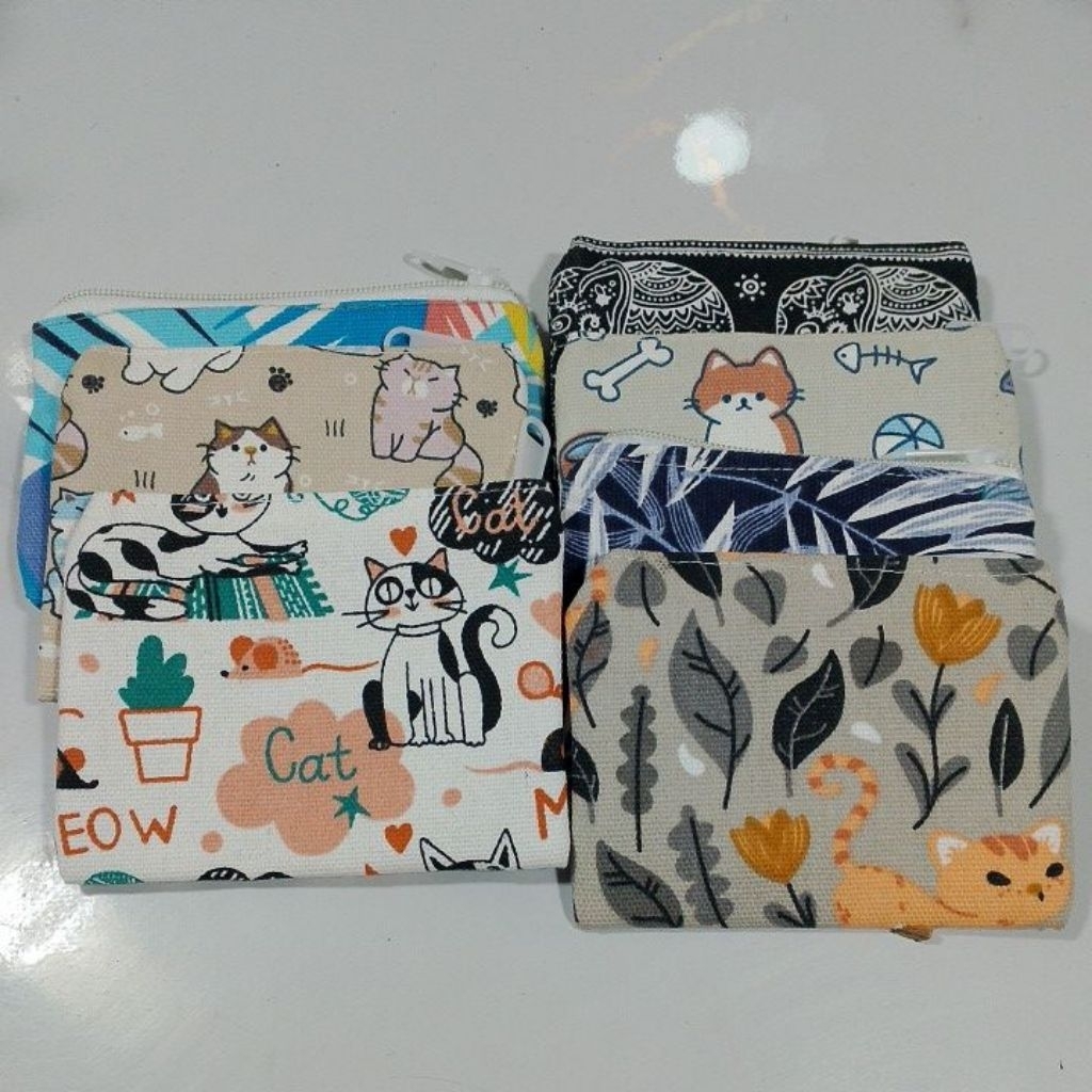 DOMPET SOUVENIR KANVAS LUCU