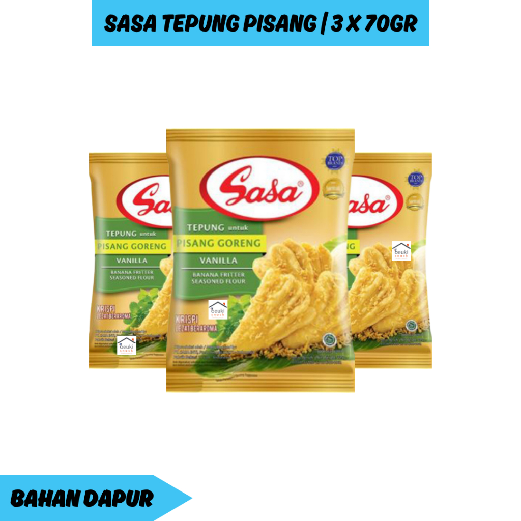 

3PCS Sasa Pisang Goreng Tepung Bumbu Praktis