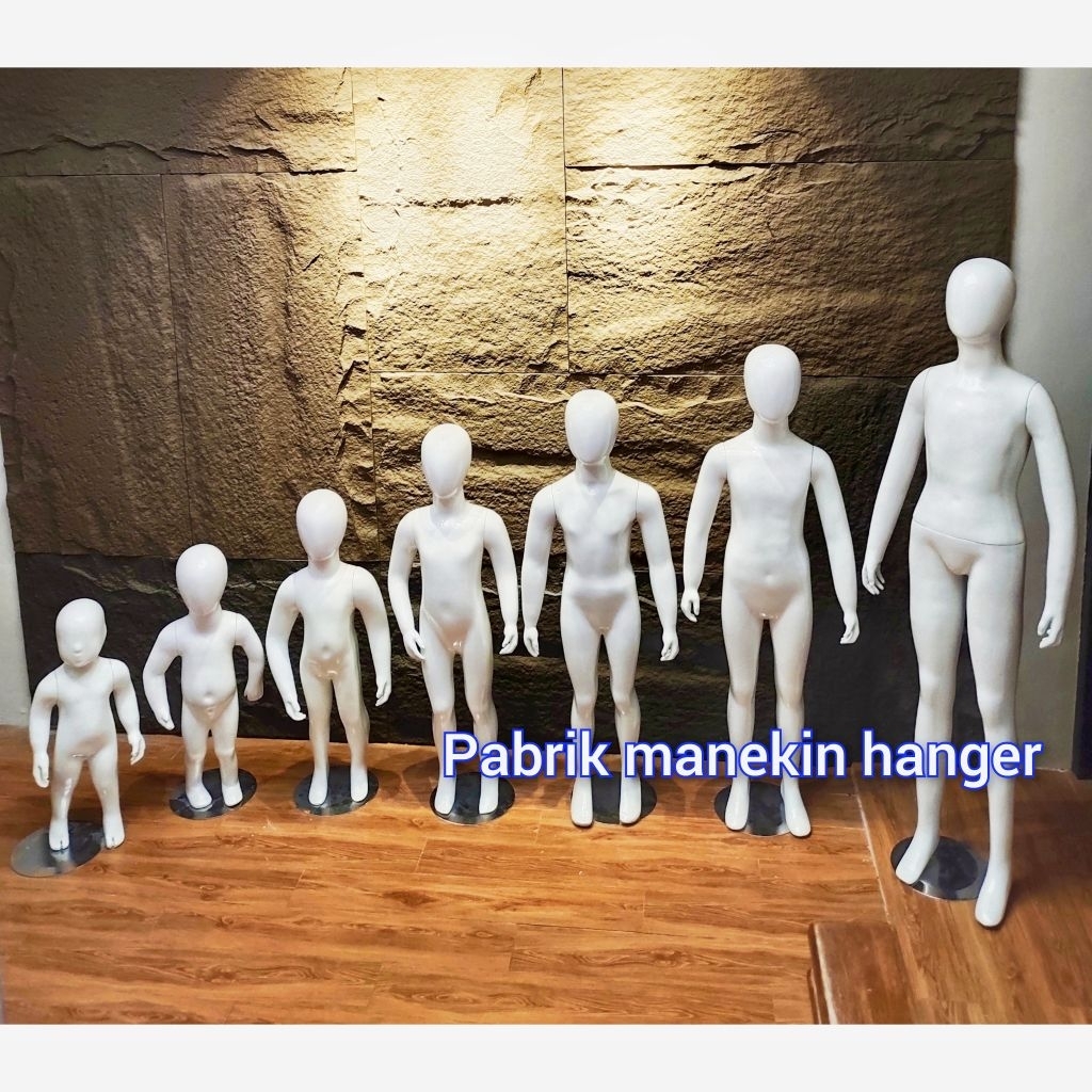 Patung Manekin anak fiber fullset / manekin anak full body/ patung baju anak / patung Celana anak / 