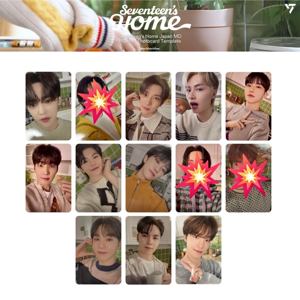 [Ready Stock] Seventeen Trading Card TC Home Japan (READ DESCRIPTION)