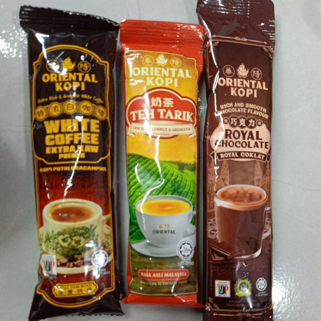 

ECER MINUMAN SACHET ORIENTAL KOPI MALAYSIA 3 VARIAN RASA