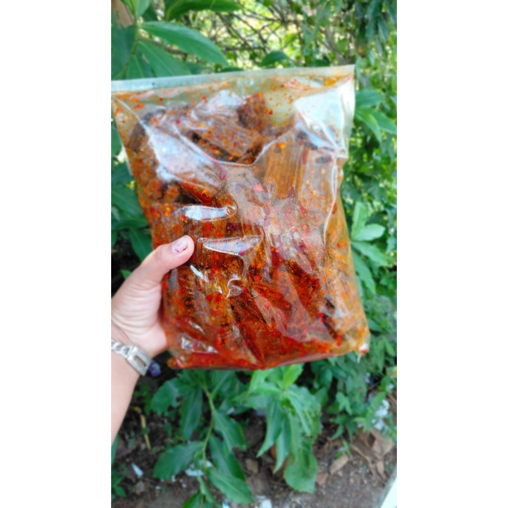 

seblak kerupuk jengkol daun jeruk