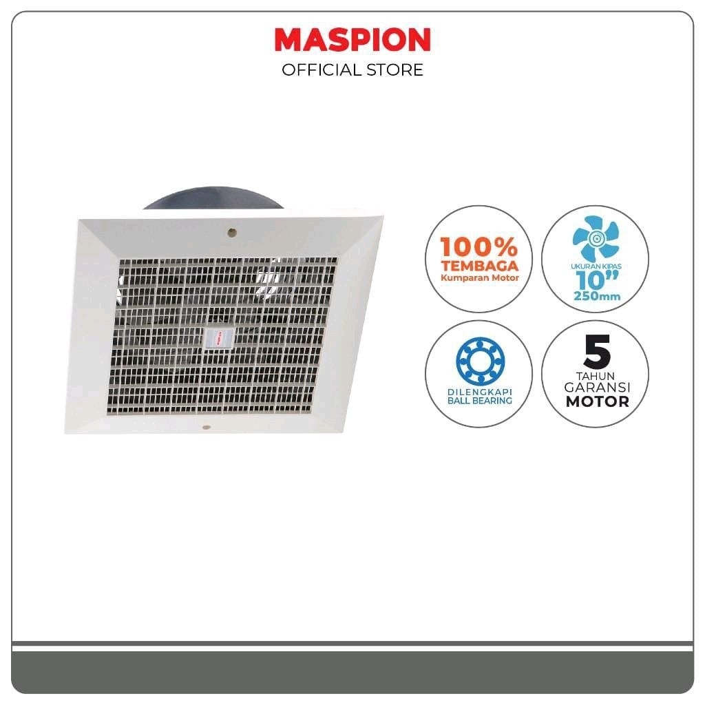 Maspion Cef 25 Kipas Angin Hisap 10 inch 25cm Ceiling Exhaust Fan Maspion Cef 25 Maspion Cef25