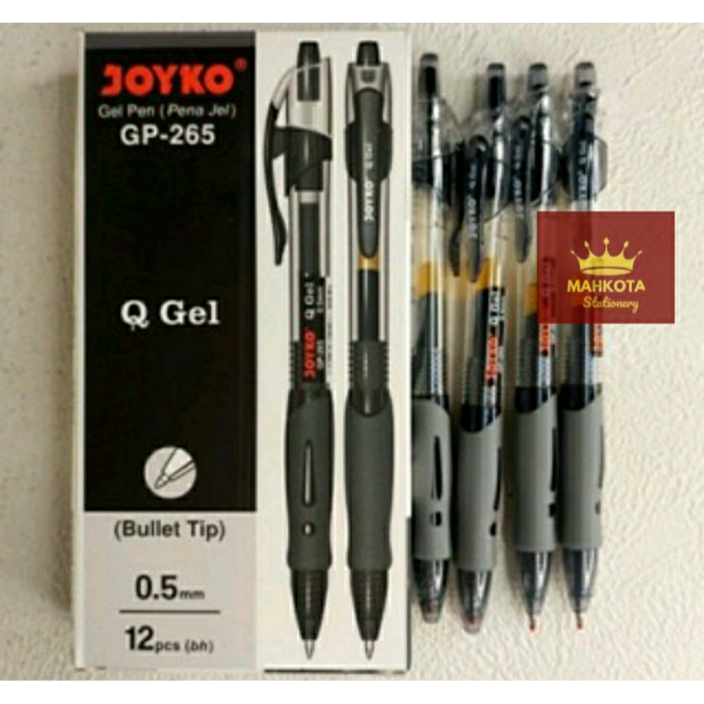 

Pena Gel JOYKO GP-265 0.5mm Hitam/Gel Pen 1 pack (12 pcs)