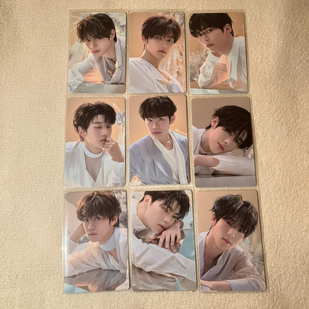 PHOTOCARD ZB1 BLUE PARADISE KEYCAP & YURA YURA TOWER RECORD