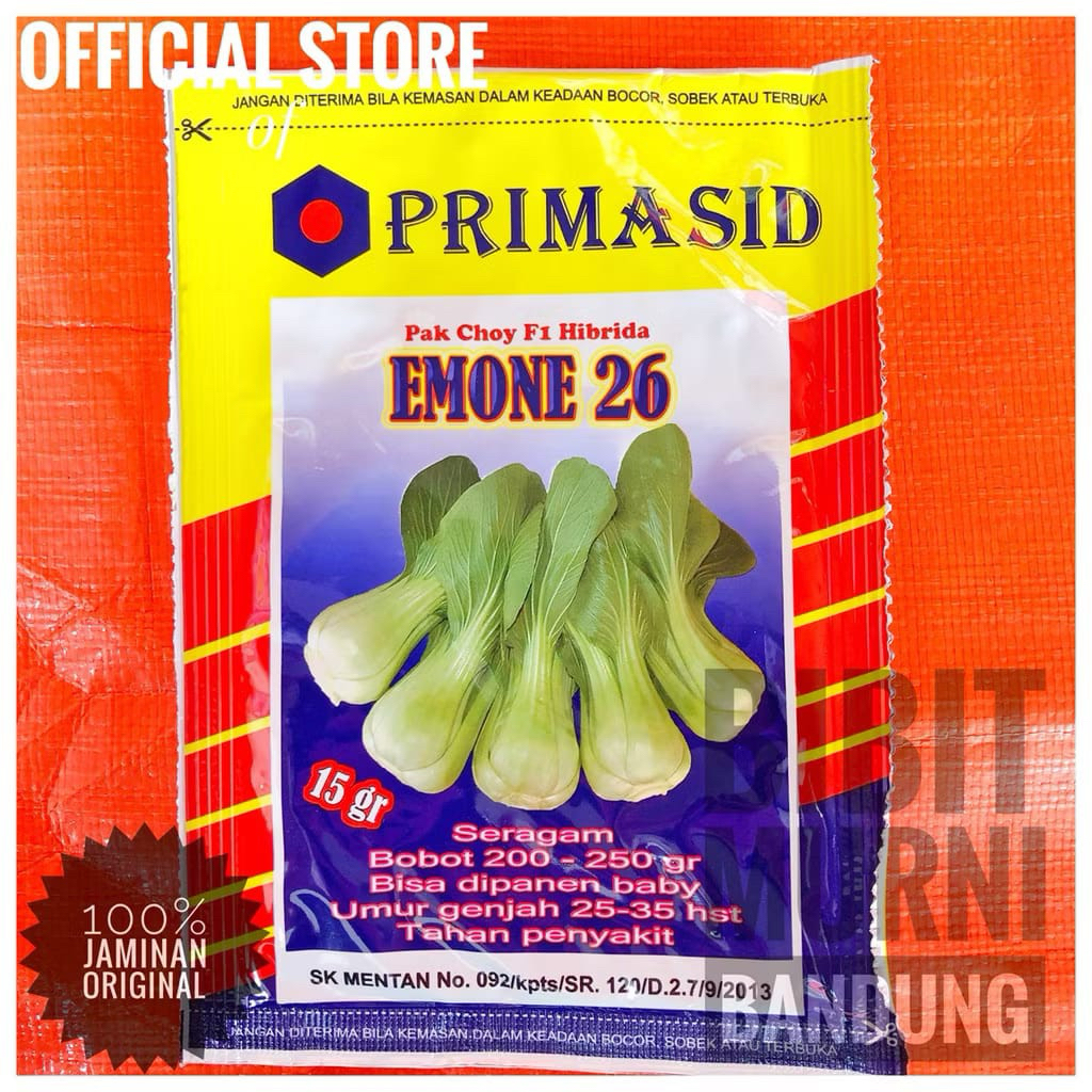 BENIH PAKCOY EMONE 26 15 GRAM PAKCOY ORIGINAL PACK BENIH PRIMASID