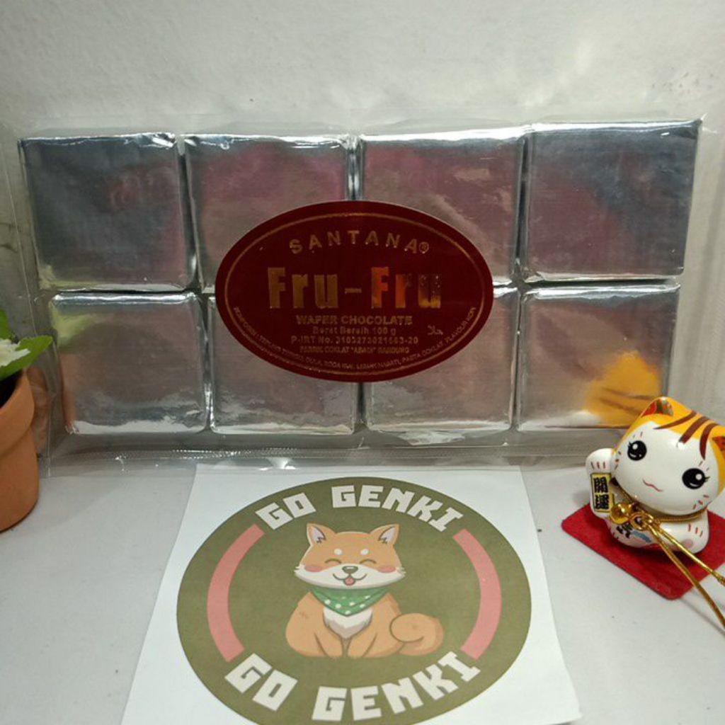 

Santana Fru-Fru Wafer Chocolate Coklat Jadul Nostalgia Enak