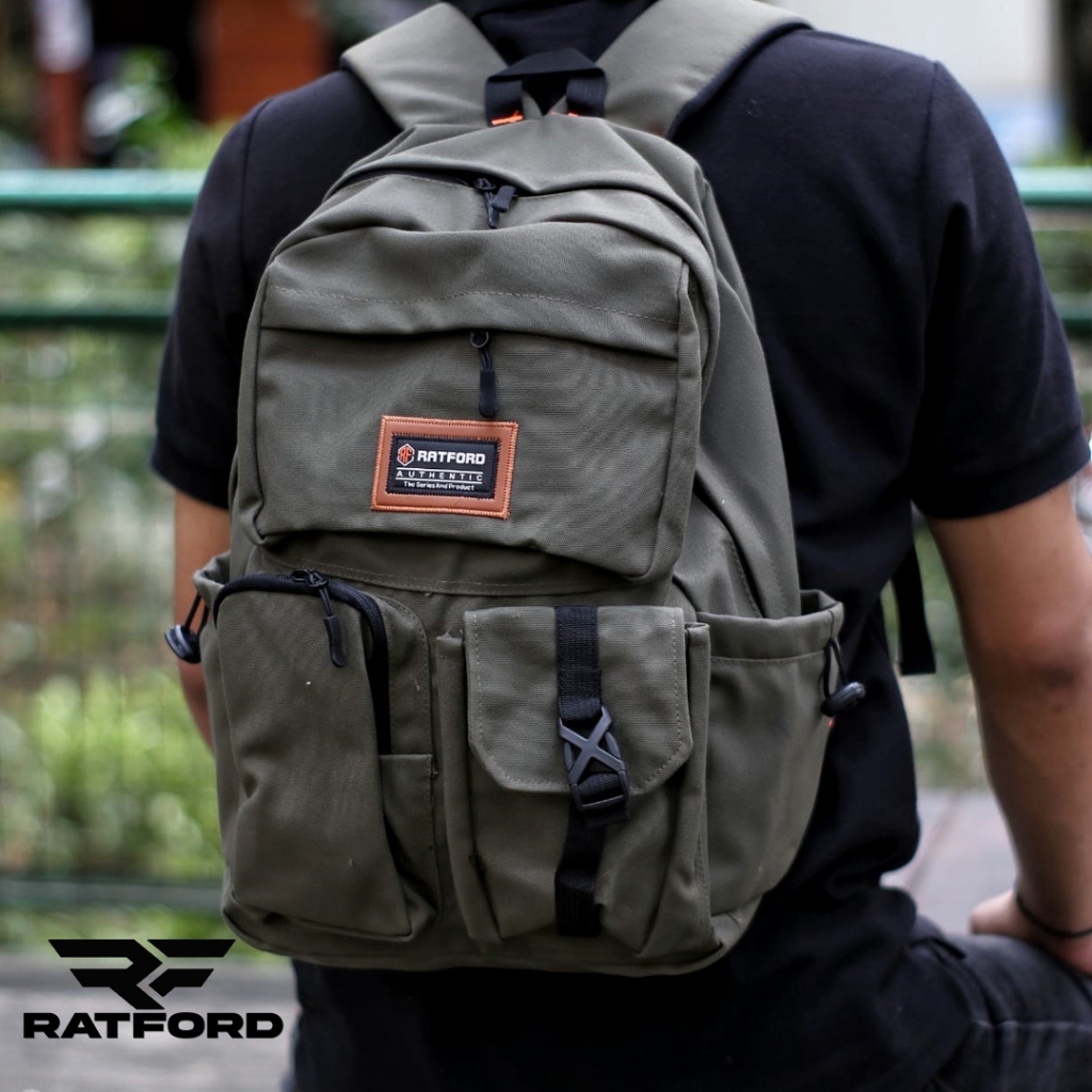 Nagoya Army Tas Ransel Pria Wanita Backpack Tas Sekolah Kuliah Kerja Trendy Original