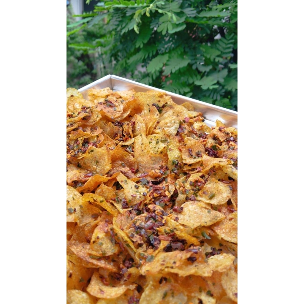 

Crispy Kentang Pedas Daun Jeruk